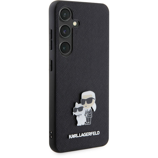 Karl Lagerfeld - Saffiano (KLHCS24SPSAKCMPK) - Samsung Galaxy S24 - Karl&Choupette Metal Pin