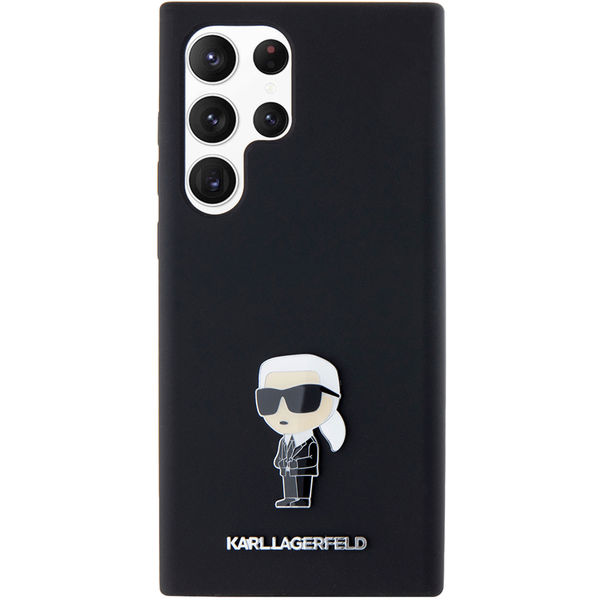 Karl Lagerfeld - Silicone (KLHCS23LSMHKNPK) - Samsung Galaxy S23 Ultra - Ikonik Metal Pin