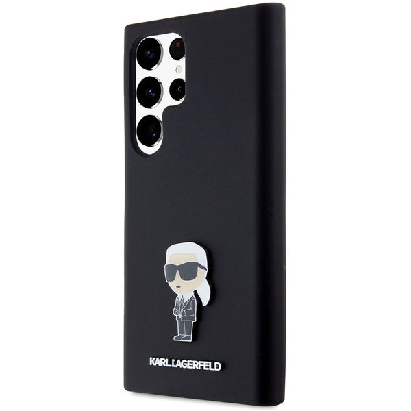 Karl Lagerfeld - Silicone (KLHCS23LSMHKNPK) - Samsung Galaxy S23 Ultra - Ikonik Metal Pin