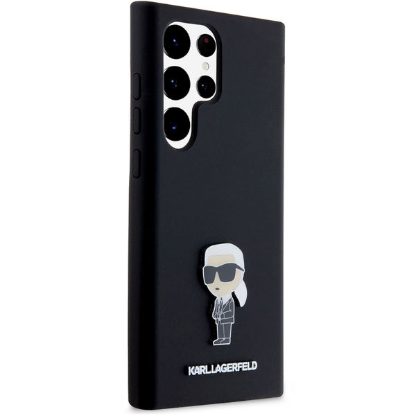 Karl Lagerfeld - Silicone (KLHCS23LSMHKNPK) - Samsung Galaxy S23 Ultra - Ikonik Metal Pin