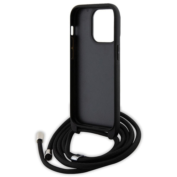 Karl Lagerfeld - Saffiano Crossbody (KLHCP14LSAKCPSK) - iPhone 14 Pro - Metal Pin Karl&Choupette