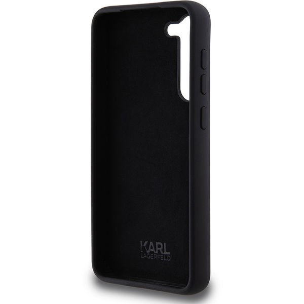 Karl Lagerfeld - Silicone (KLHCS23MSMHKCNPK) - Samsung Galaxy S23 Plus - Karl&Choupette Metal Pin