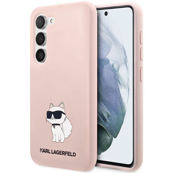 Karl Lagerfeld - Silicone (KLHCS23MSNCHBCP) - Samsung Galaxy S23 Plus - Pink Choupette