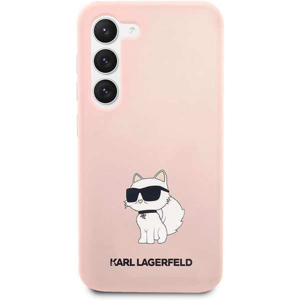 Karl Lagerfeld - Silicone (KLHCS23MSNCHBCP) - Samsung Galaxy S23 Plus - Pink Choupette