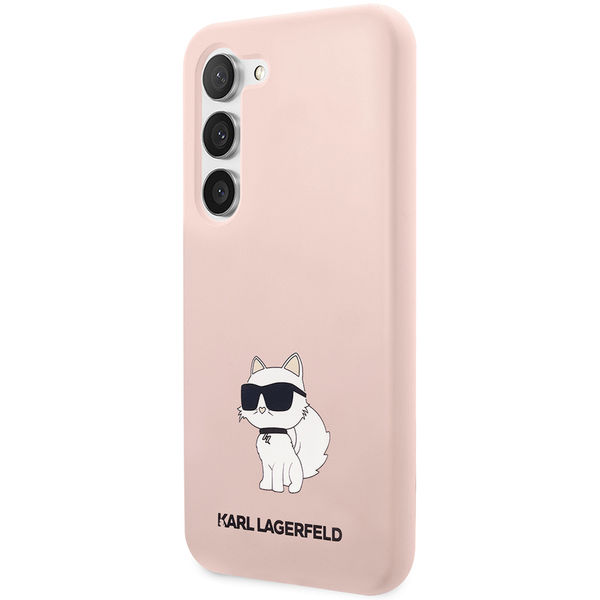 Karl Lagerfeld - Silicone (KLHCS23MSNCHBCP) - Samsung Galaxy S23 Plus - Pink Choupette