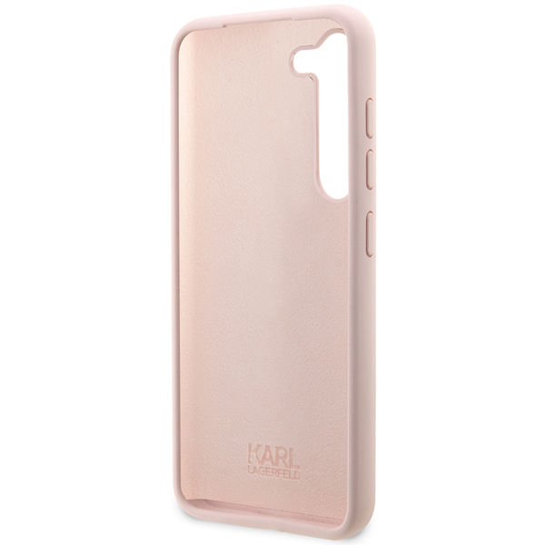 Karl Lagerfeld - Silicone (KLHCS23MSNCHBCP) - Samsung Galaxy S23 Plus - Pink Choupette