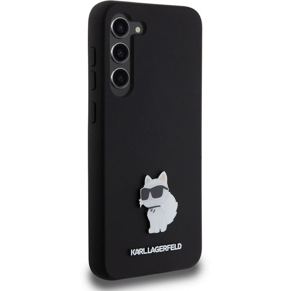 Karl Lagerfeld - Silicone (KLHCS23MSMHCNPK) - Samsung Galaxy S23 Plus - Choupette Metal Pin