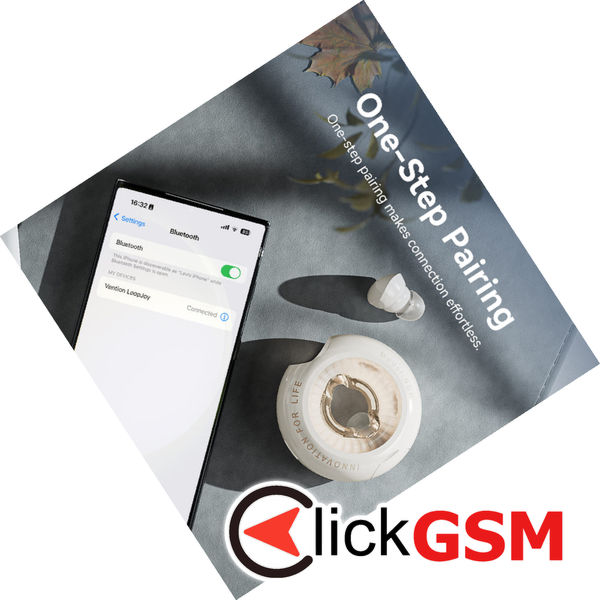 Vention - Wireless Earbuds Tiny T17 (NBRP0) - Type-C, True Wireless, Bluetooth 5.3, Touch Control, IPX4, Hi-Fi sound - Pink