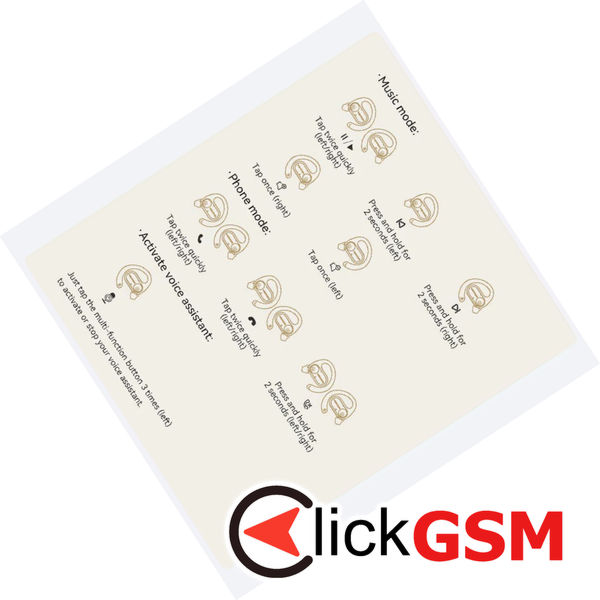 Vention - Wireless Headphones OpenBeat O11 (NBPN0) - Type-C, Bluetooth 5.3, Flexible Frame, IPX5, with Lanyard - Beige