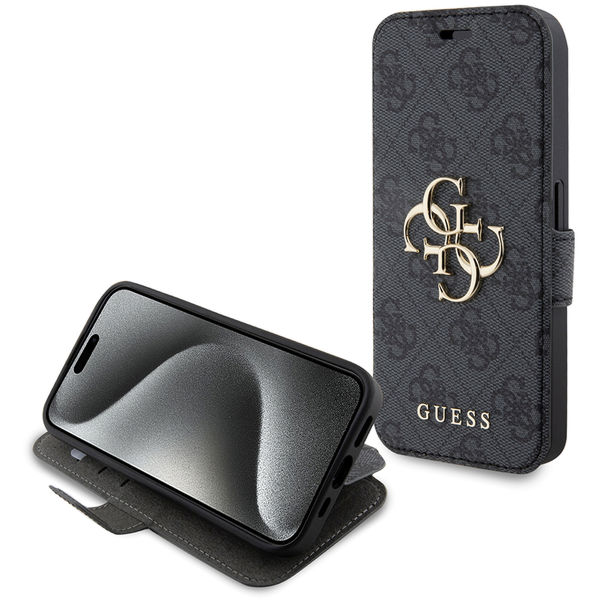 Guess - Book 4G (GUBKP15L4GMGGR) - iPhone 15 Pro - Grey