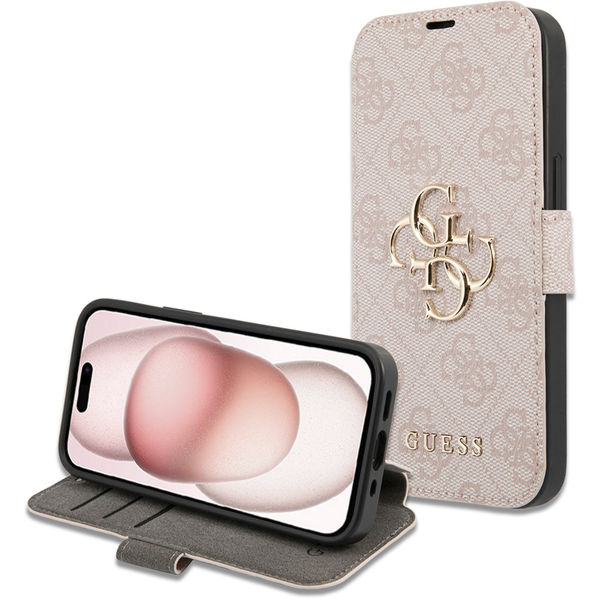 Guess - Book 4G (GUBKP15S4GMGPI) - iPhone 15 - Pink