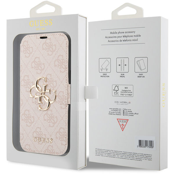 Guess - Book 4G (GUBKP15S4GMGPI) - iPhone 15 - Pink