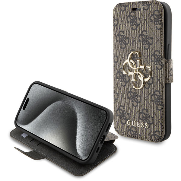 Guess - Book 4G (GUBKP15S4GMGBR) - iPhone 15 - Brown