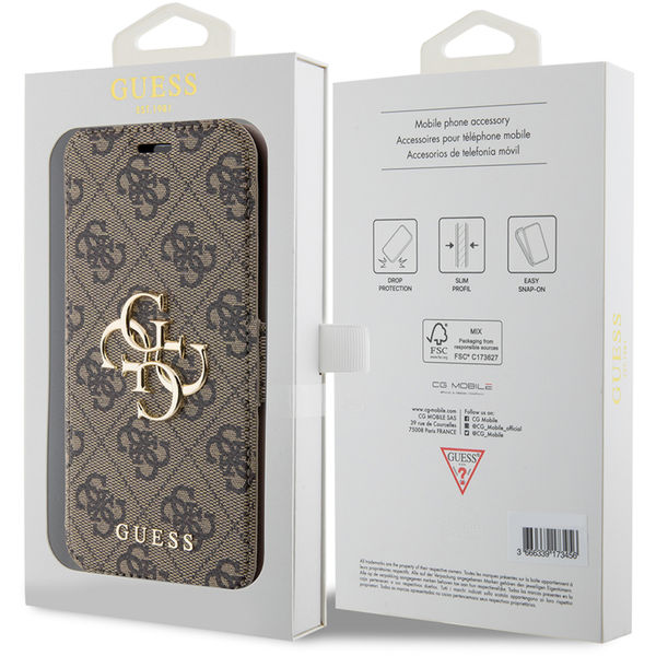 Guess - Book 4G (GUBKP15S4GMGBR) - iPhone 15 - Brown