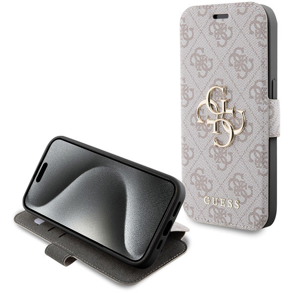Guess - Book 4G (GUBKP15X4GMGPI) - iPhone 15 Pro Max - Pink
