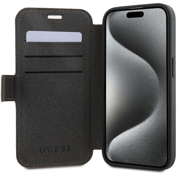 Guess - Book 4G (GUBKP15X4GMGBR) - iPhone 15 Pro Max - Brown
