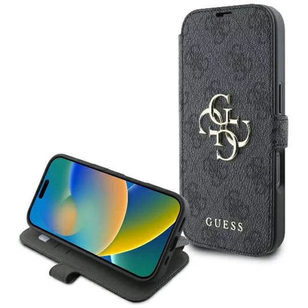 Guess - Book 4G (GUBKP16L4GMGGR) - iPhone 16 Pro - Black
