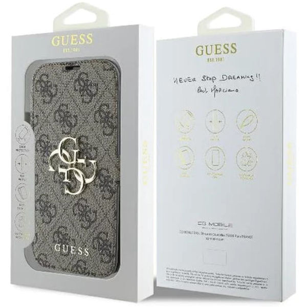 Guess - Book 4G (GUBKP16X4GMGBR) - iPhone 16 Pro Max - Brown