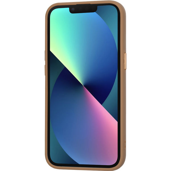 Techsuit - HaloFrost MagSafe Series - iPhone 13 - Sandstone Brown