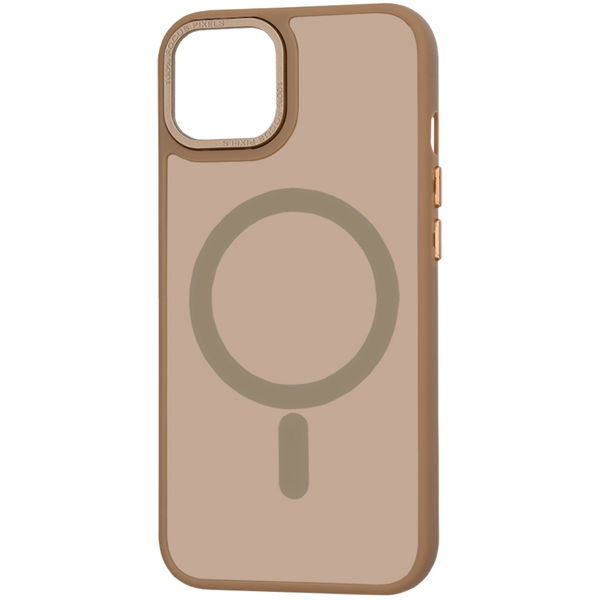 Techsuit - HaloFrost MagSafe Series - iPhone 13 - Sandstone Brown