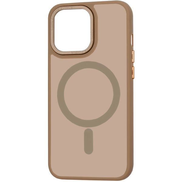 Techsuit - HaloFrost MagSafe Series - iPhone 13 Pro - Sandstone Brown