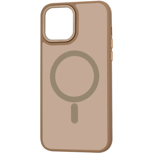 Techsuit - HaloFrost MagSafe Series - iPhone 13 Pro Max - Sandstone Brown