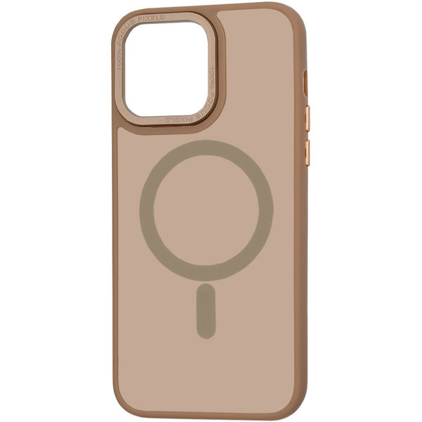 Techsuit - HaloFrost MagSafe Series - iPhone 14 Pro Max - Sandstone Brown