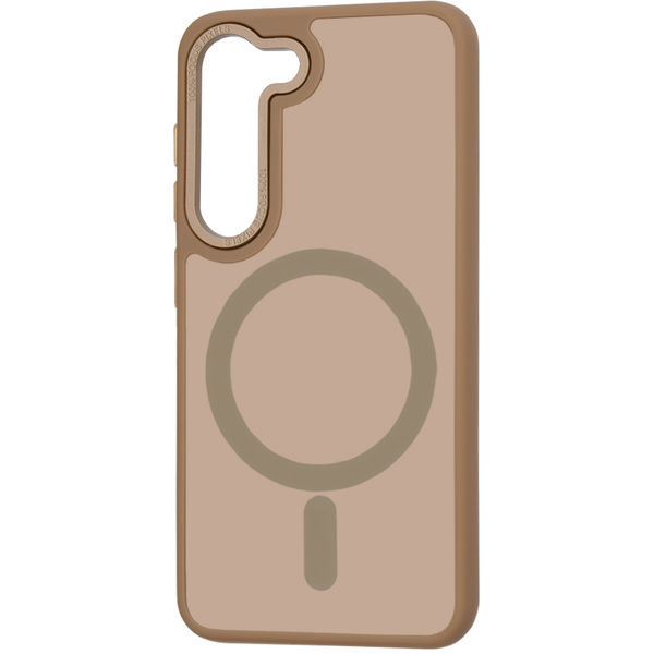 Techsuit - HaloFrost MagSafe Series - Samsung Galaxy S23 - Sandstone Brown