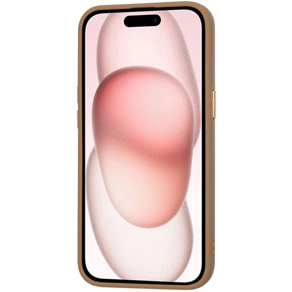 Techsuit - HaloFrost MagSafe Series - iPhone 15 - Sandstone Brown