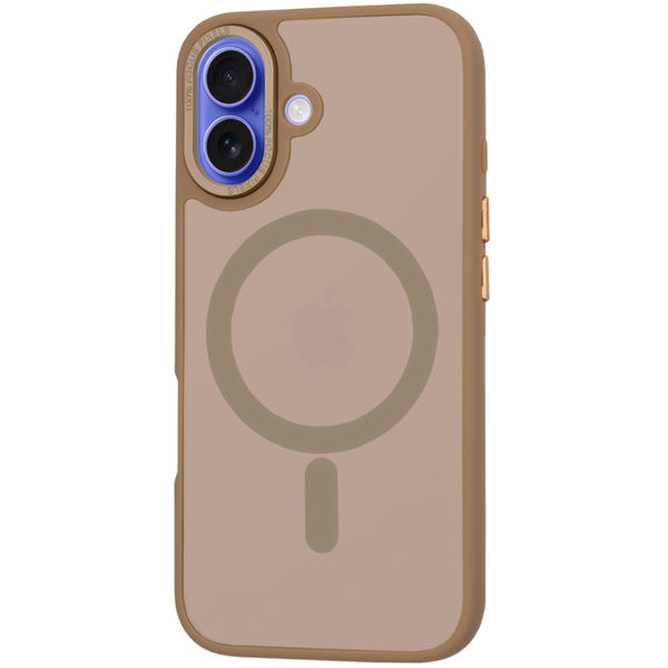 Techsuit - HaloFrost MagSafe Series - iPhone 16 - Sandstone Brown