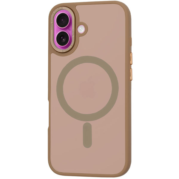 Techsuit - HaloFrost MagSafe Series - iPhone 16 Plus - Sandstone Brown