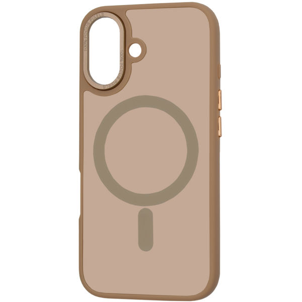 Techsuit - HaloFrost MagSafe Series - iPhone 16 Plus - Sandstone Brown