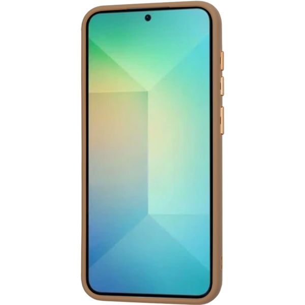 Techsuit - HaloFrost MagSafe Series - Samsung Galaxy S25 - Sandstone Brown