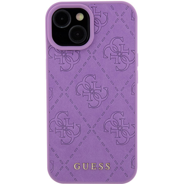 Guess - Leather 4G Stamped (GUHCP15SP4EPMU) - iPhone 15 - Light Purple