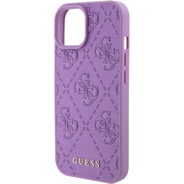 Guess - Leather 4G Stamped (GUHCP15SP4EPMU) - iPhone 15 - Light Purple