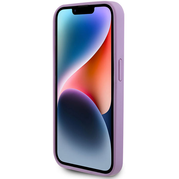 Guess - Leather 4G Stamped (GUHCP15XP4EPMU) - iPhone 15 Pro Max - Light Purple