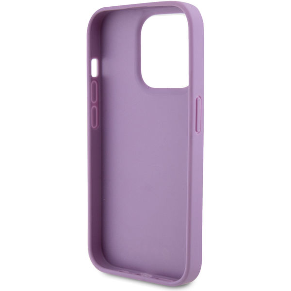 Guess - Leather 4G Stamped (GUHCP15XP4EPMU) - iPhone 15 Pro Max - Light Purple