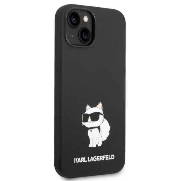 Karl Lagerfeld - Silicone (KLHCP14MSNCHBCK) - iPhone 14 Plus - Black Choupette