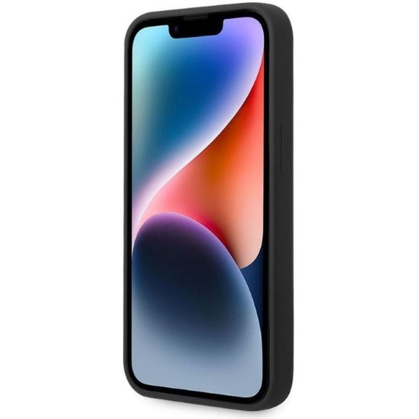 Karl Lagerfeld - Silicone (KLHCP14MSNIKBCK) - iPhone 14 Plus - Black Ikonik