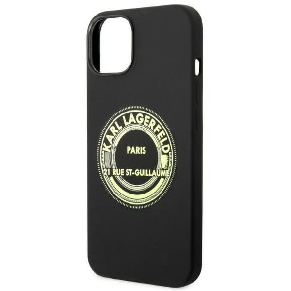 Karl Lagerfeld - Silicone (KLHCP14MSRSGRCK) - iPhone 14 Plus - Black RSG