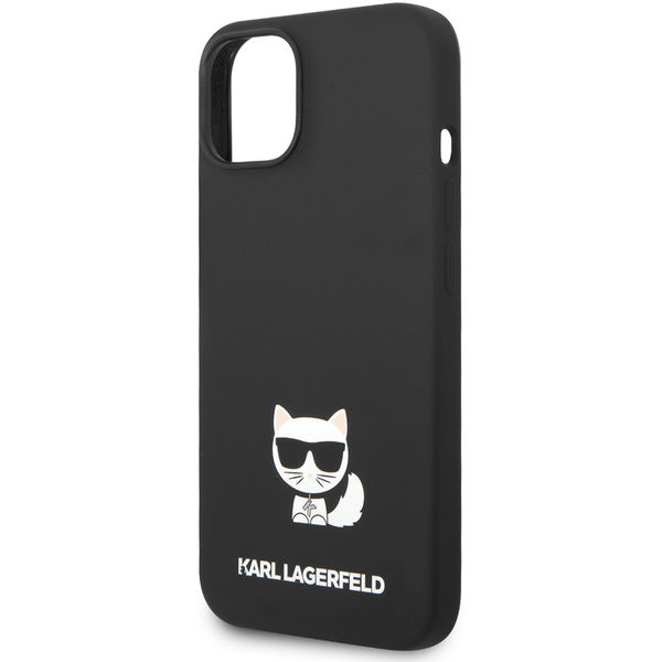 Karl Lagerfeld - Silicone (KLHCP14SSLCTBK) - iPhone 15 / iPhone 14 / iPhone 13 - Choupette Body