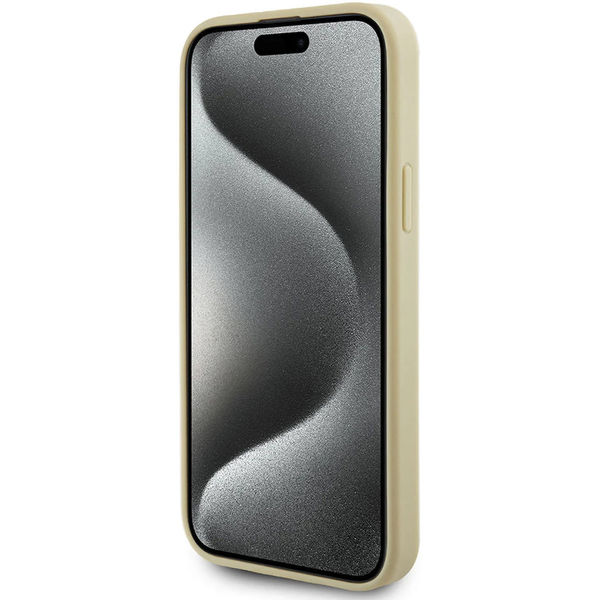 Guess - Strass Metal Logo (GUHCP15SPS4DGPD) - iPhone 15 - Gold