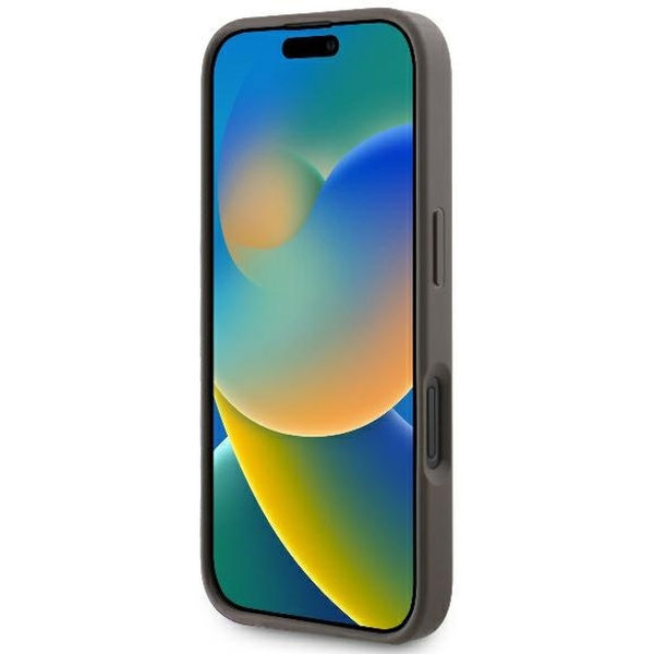 Guess - Leather Metal Logo Strass Crossbody (GUHCP16SP4TDSCPW) - iPhone 16 - Brown