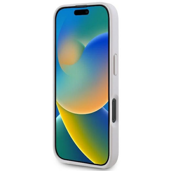 Guess - Leather Metal Logo Strass Crossbody (GUHCP16SP4TDSCPB) - iPhone 16 - Blue