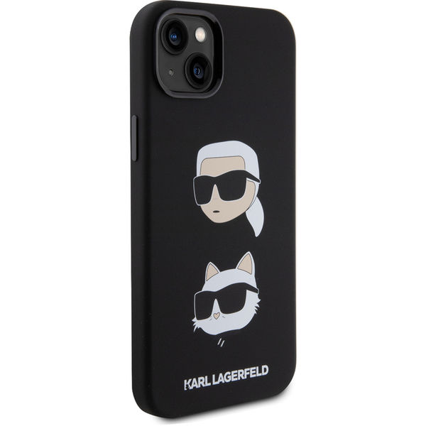 Karl Lagerfeld - Silicone (KLHCP15MSDHKCNK) - iPhone 15 Plus - Karl&Choupette Head