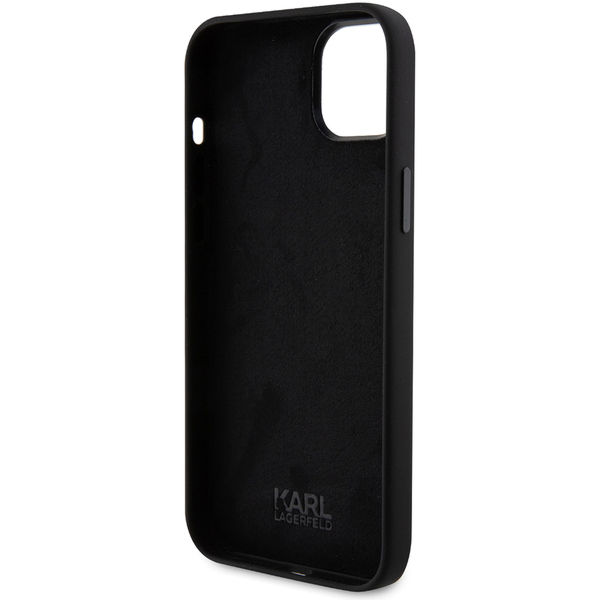 Karl Lagerfeld - Silicone (KLHCP15MSMHKNPK) - iPhone 15 Plus - Ikonik Metal Pin