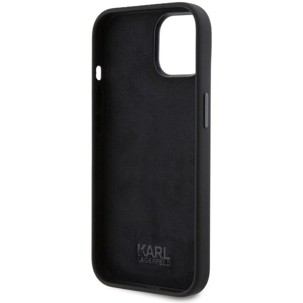 Karl Lagerfeld - Silicone (KLHCP15SSMHKNPK) - iPhone 15 - Ikonik Metal Pin