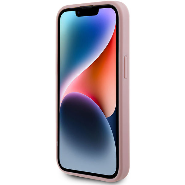 Guess - Glitter Script Big 4G (GUHCP15MHG4SGP) - iPhone 15 Plus - Pink