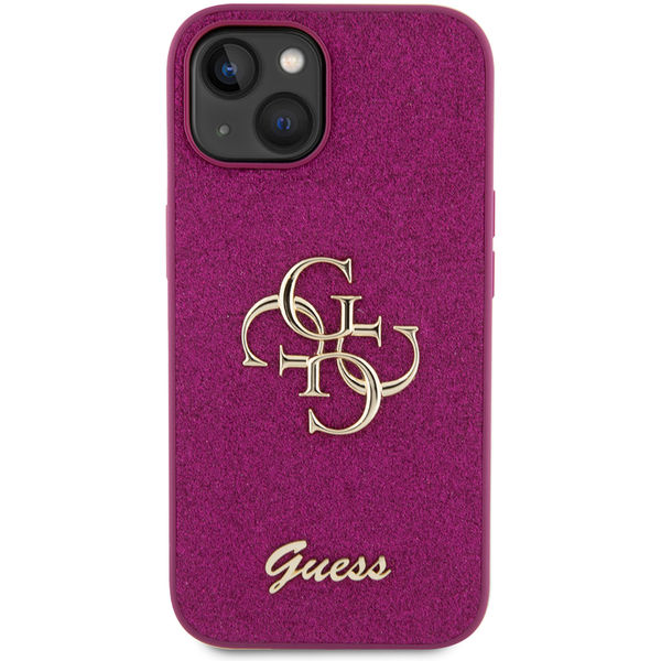Guess - Glitter Script Big 4G (GUHCP15SHG4SGU) - iPhone 15 - Purple