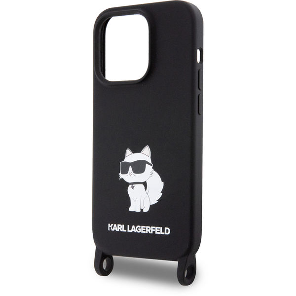 Karl Lagerfeld - Silicone Crossbody (KLHCP15XSCBSKNK) - iPhone 15 Pro Max - Ikonik